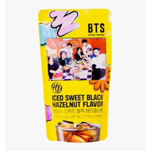 BTS Iced Sweet Black Coffee Hazelnut Flavour 230ml