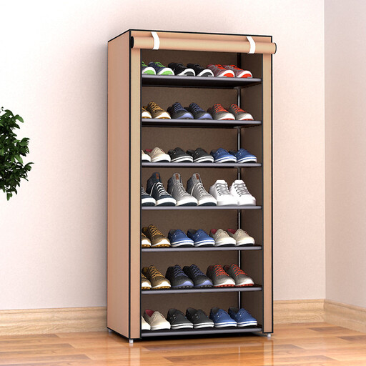 Evershine Simple Shoe Rack with Dust Cover