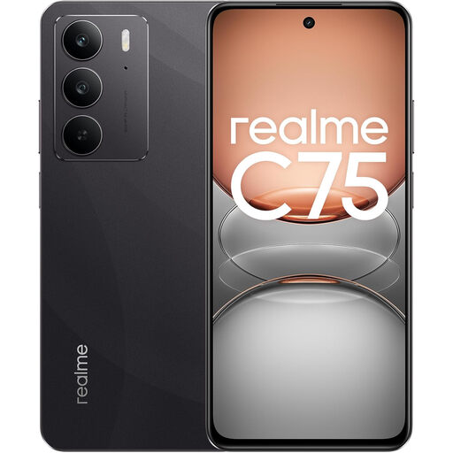 Realme C75 in Storm Black