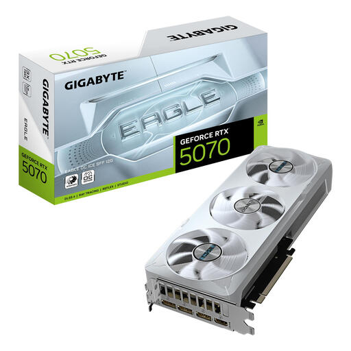 GIGABYTE GeForce RTX 5070 EAGLE OC ICE 12G