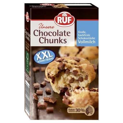 Ruf Milk Chocolate Chunks 100g