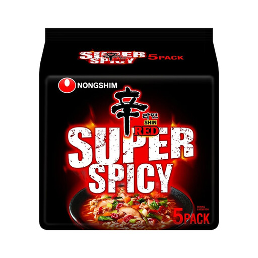 农心辛拉面红色特辣版 120g x 5 多包装