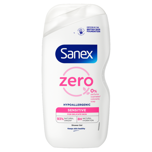 Sanex Zero% Hypoallergenic Sensitive Shower Gel