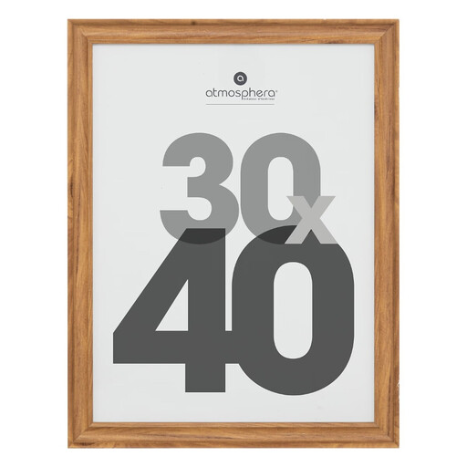Atmosphera Maé photo frame 30 x 40 cm Brown plastic