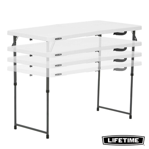 Lifetime Height-Adjustable Folding Table