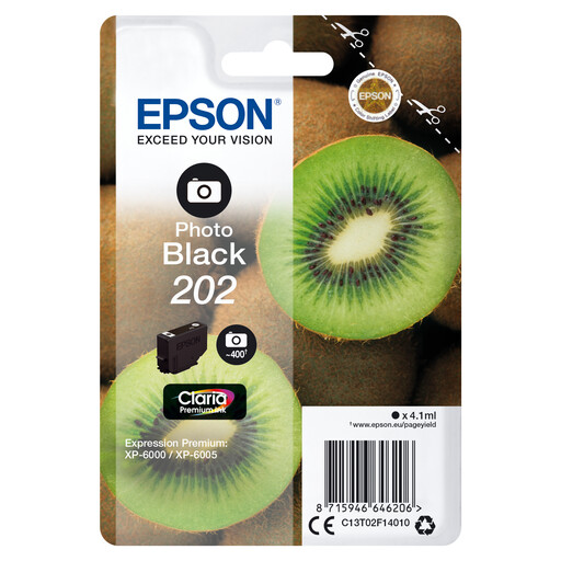 Epson Kiwi Singlepack Photo Black 202