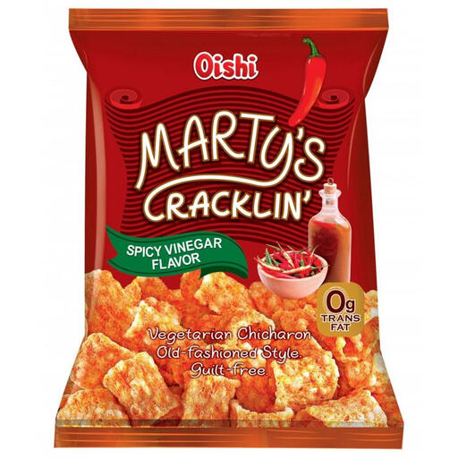 Oishi Marty's Crackling Spicy & Vinegar Chicharon