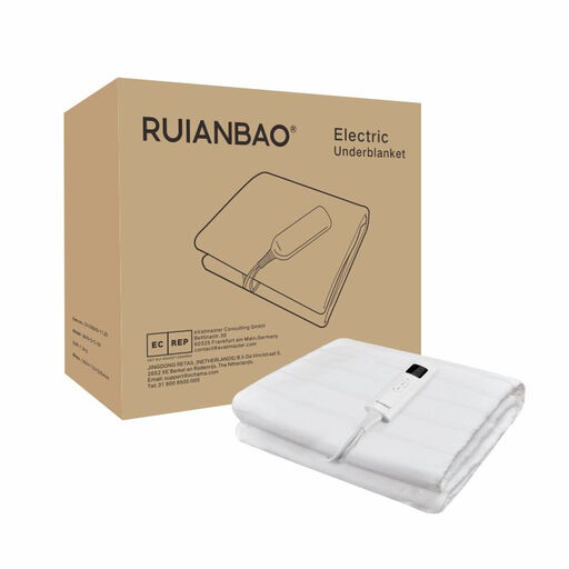 Ruianbao Single Person Electric Under Blanket Automatic Power-off timer Thermostat - 80 x 150 cm