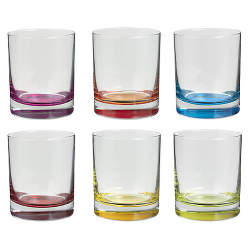 Atmosphera Colori'Eau Low Tumblers 6pcs 30cl