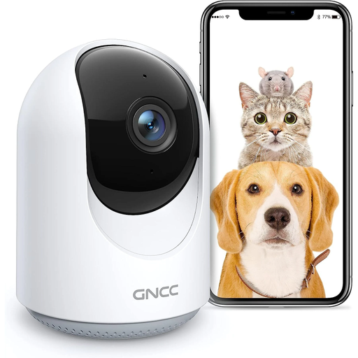 GNCC P1 Caméra de Surveillance Intérieure 1080P/360°