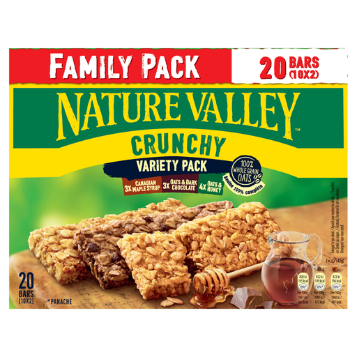 Nature Valley Crunchy Family Variety Pack, 10 x 42g