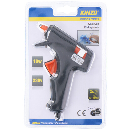 Kinzo 黑色热熔胶枪 10 W 230 V