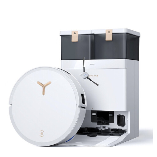White ECOVACS DEEBOT T50 MAX PRO OMNI robot vacuum and mop