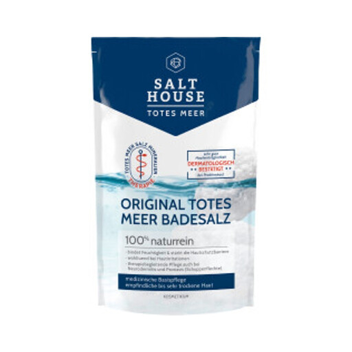 SALTHOUSE Totes Meer Badesalz Pur