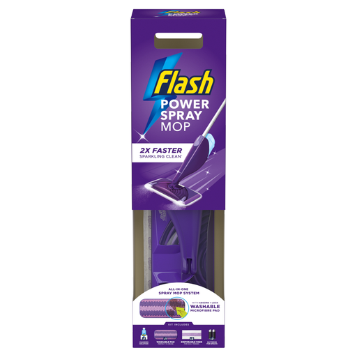 Flash Power Spray Mop Floor Cleaner Starter Kit