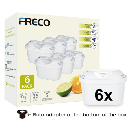 Freco by Bluetech 净水壶滤芯，6 件装