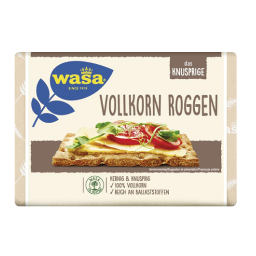 Wasa Wholemeal Rye Crispbread, 260 g