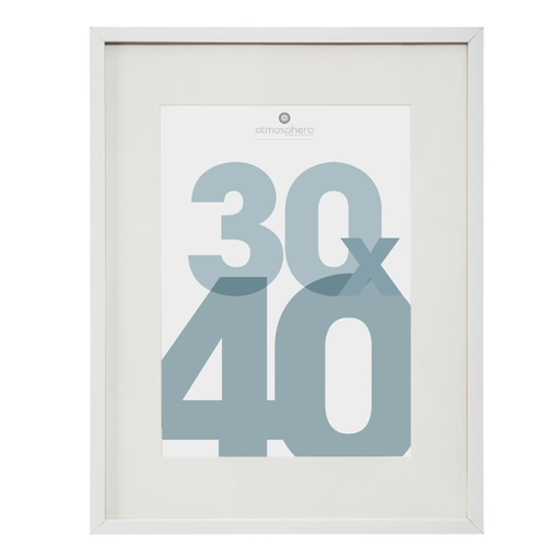 Manu 30 x 40 cm Picture Frame in White