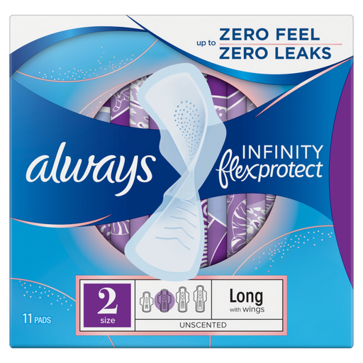 Always FlexProtect Sanitary Towels Long with Wings Unscented Size 2