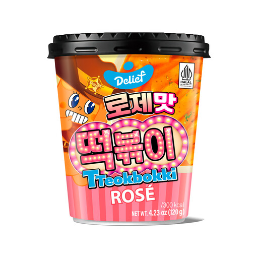 Delief Tteokbokki Cup Rosé HALAL 120g