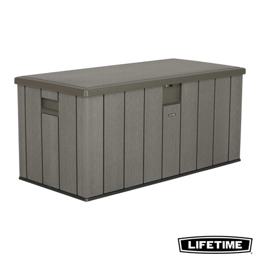 Lifetime 567L “粗切”纹理户外储物箱