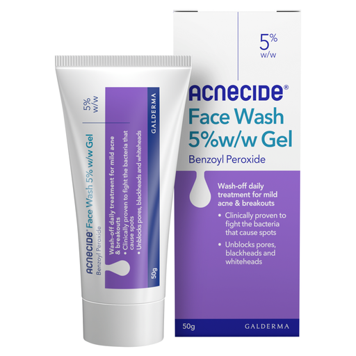 Acnecide Face Wash 5% w/w Benzoyl Peroxide Gel
