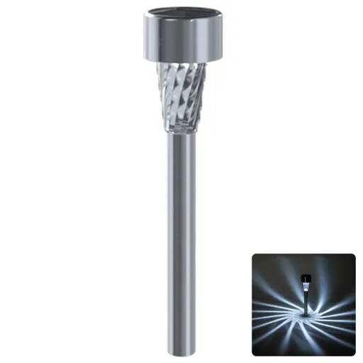 Aigostar Solar Lawn Light, Stainless Steel