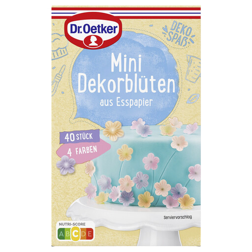 Dr. Oetker mini sugar flowers for cake decoration