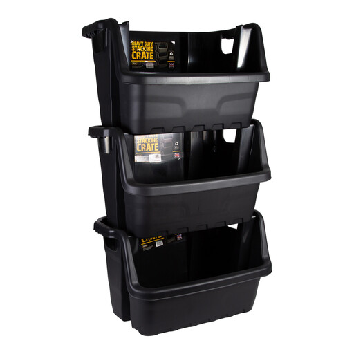 Strata Heavy Duty Stackable Tool Crate Set