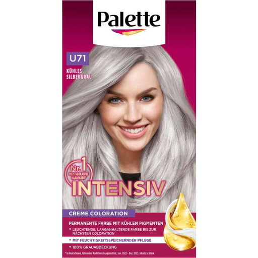 Poly Palette Intensive Cream Color U71 Cool Silver Grey