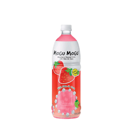 Mogu Mogu Strawberry Drink with Nata de Coco 1L