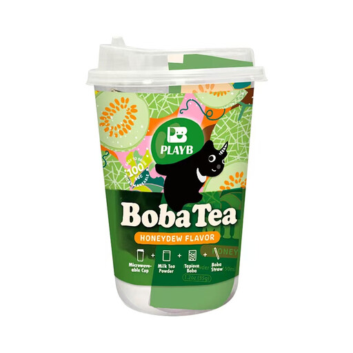 JENI PLAYB Bubble Tea Cup Honeydew Flavor 1x 85g
