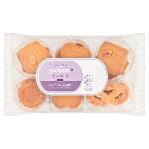 g'woon Assortiment de biscuits - 200 g