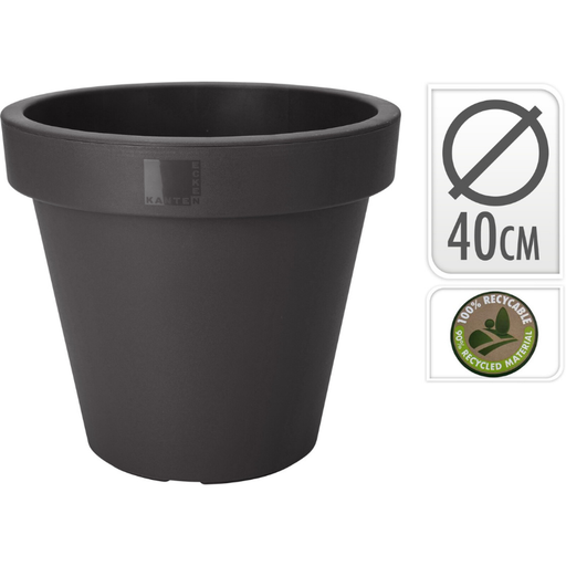Pro Garden Bloempot Ek Rond in antraciet