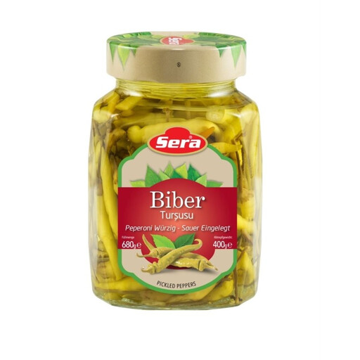 Sera Biber Tursusu 680g (Pickled Peppers)