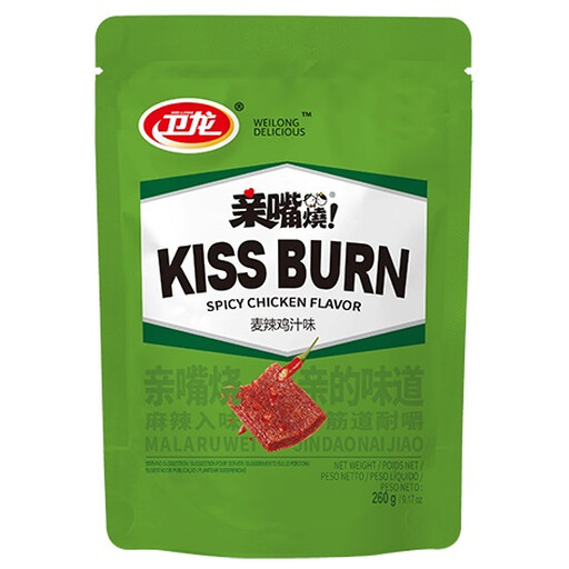 WEILONG Hot & Spicy Chicken Flavor Snack 260g