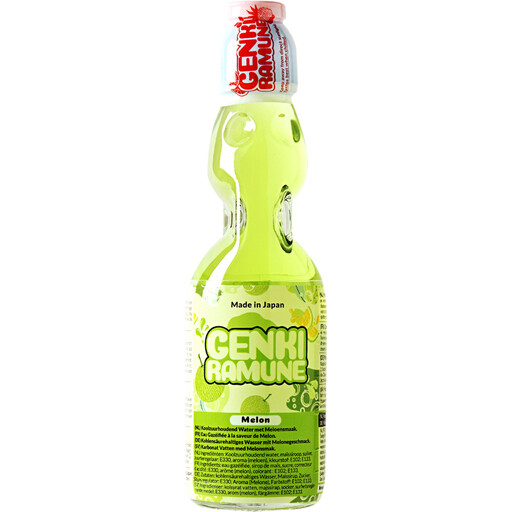 GENKI RAMUNE Melon Drink 200ml