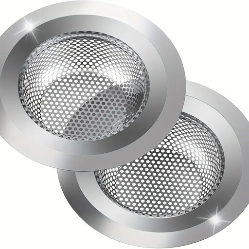 2 kitchen sink filters, suitable for most sink drainage food filters