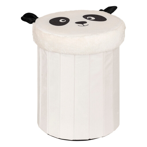 Tabouret de rangement Panda pour enfant