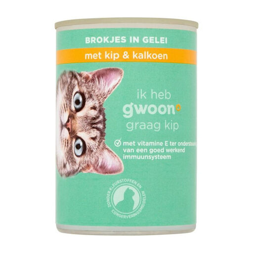 G'woon Chicken & Turkey in Jelly 405g
