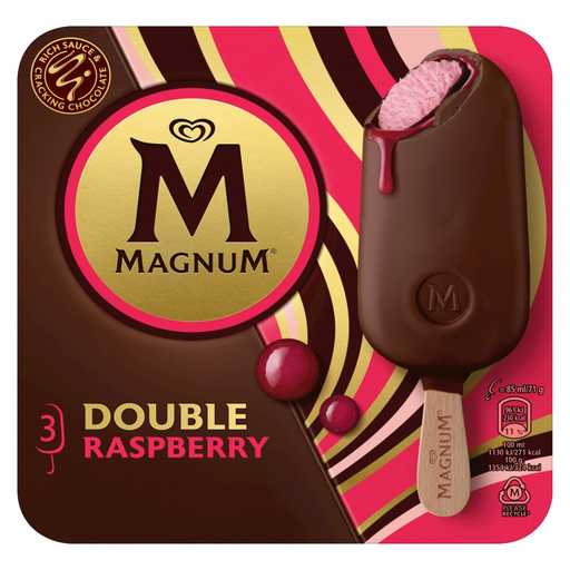 Magnum Ice Cream Sticks Double Raspberry