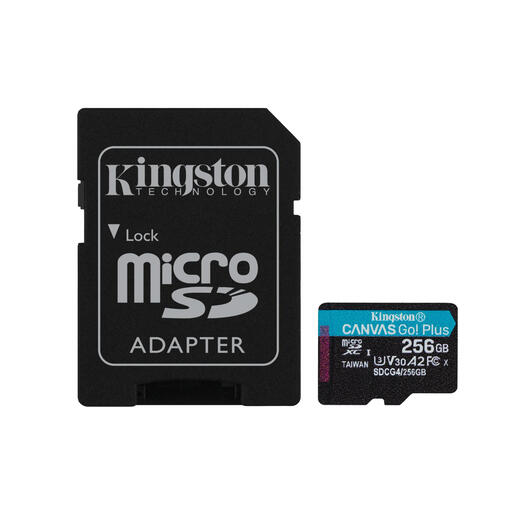 Kingston Technology 256GB microSDXC Canvas Go Plus