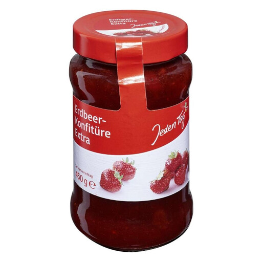 Jeden Tag Strawberry Extra Jam 450g