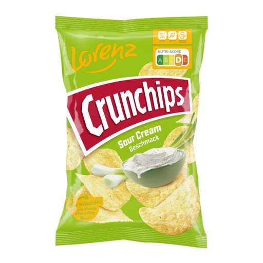Lorenz Crunchips Sour Cream, 150 g