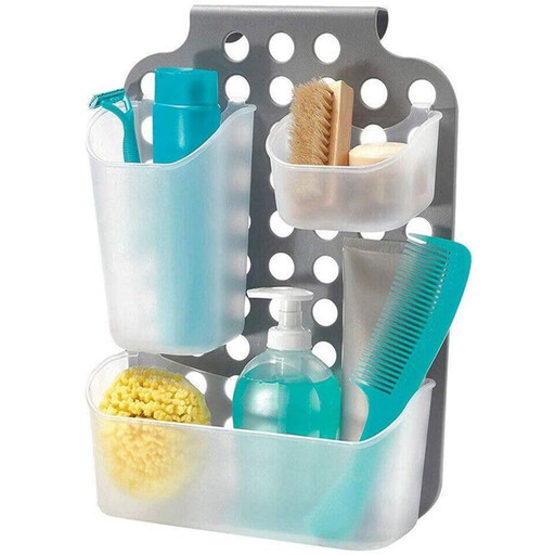 Cabinet Door Stacker Storage 38 X 28.5 Cm Polypropylene Gray 4-Piece