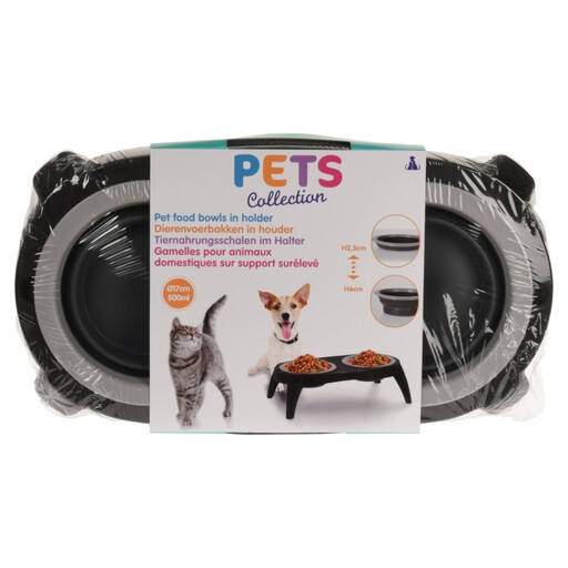 Pet food bowl with stand - 500ml