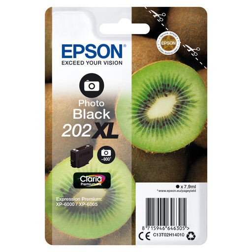 Epson Kiwi Singlepack Photo Black 202XL