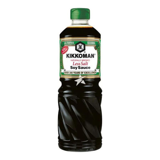 KIKKOMAN Soy Sauce Less Salt 6x1 L (Bulk)
