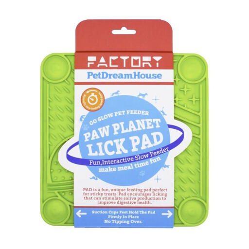 PetDreamHouse The PAW Planet Lick Mat Green