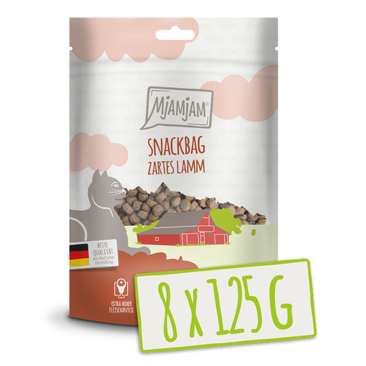 MjAMjAM - Snackbag - Tender lamb 125g*8
